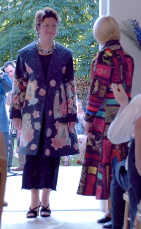 Appliqued and embroidered coats